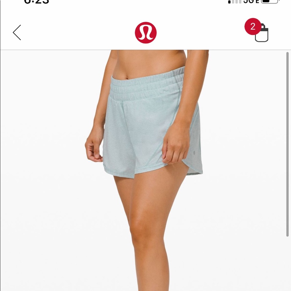 NWT Lululemon tracker shorts